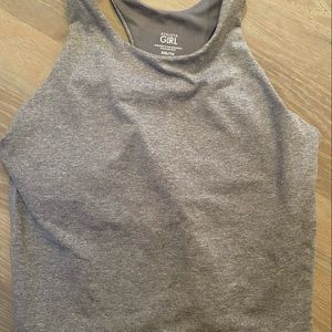 Athleta girl tank xxl 16 heather grey very good condition